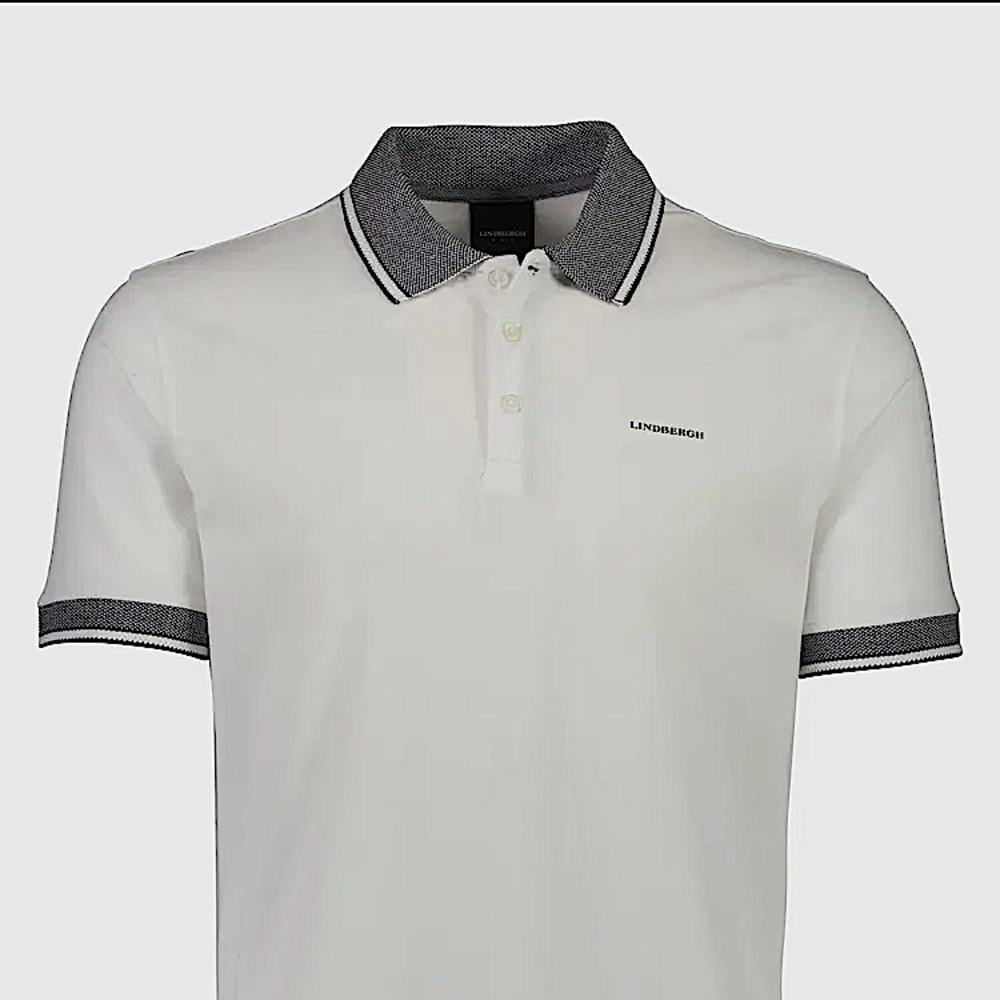 New Men’s Organic Cotton Polo Piqué Spring/Summer 24 (XL) - White